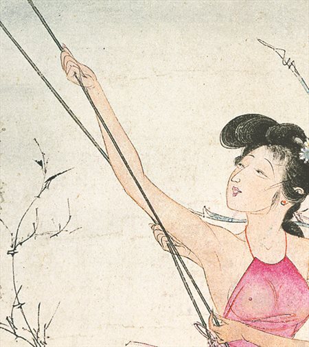 美溪-胡也佛的仕女画和最知名的金瓶梅秘戏图